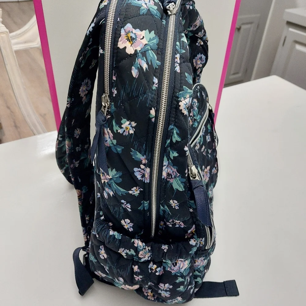 Campus Backpack Performance Twill Navy Garden NWT
